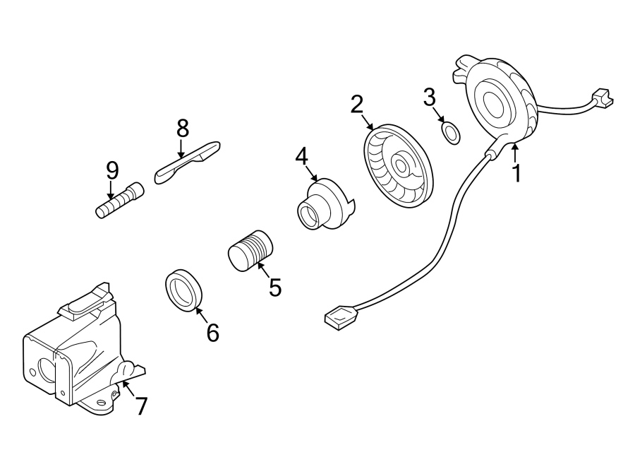 STEERING COLUMN. HOUSING & COMPONENTS.