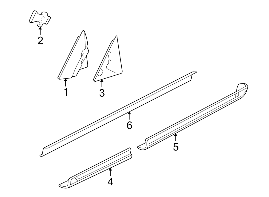 1PILLARS. ROCKER & FLOOR. EXTERIOR TRIM.https://images.simplepart.com/images/parts/motor/fullsize/GB96775.png