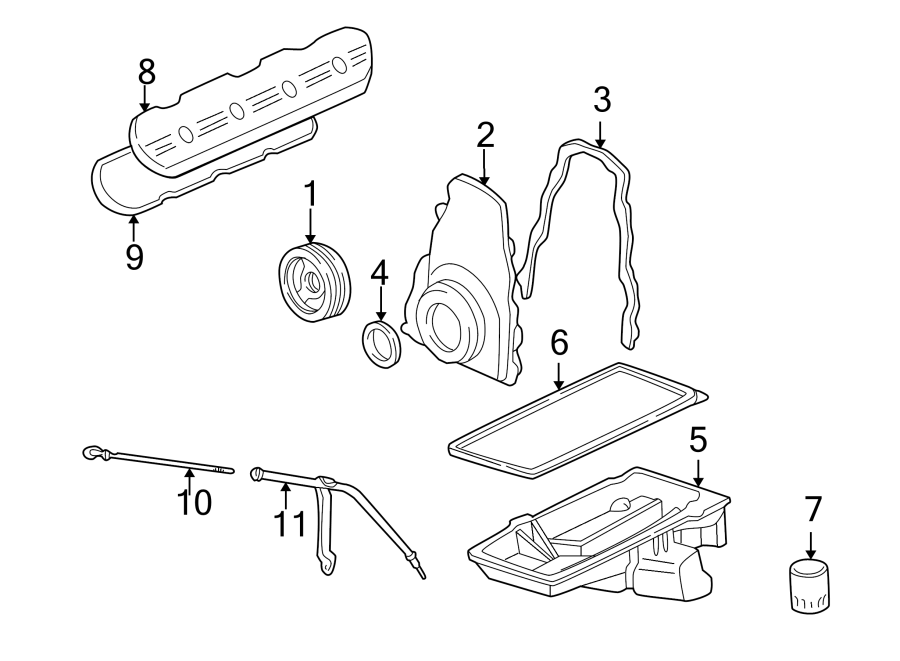 Diagram Engine parts. for your 2006 Chevrolet Tahoe    