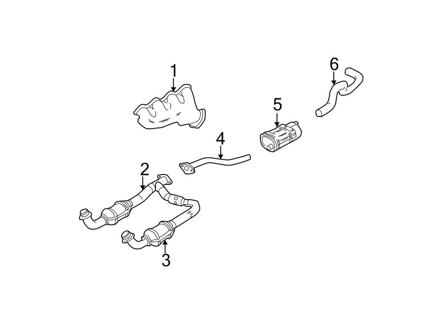 EXHAUST SYSTEM. EXHAUST COMPONENTS. MANIFOLD.https://images.simplepart.com/images/parts/motor/fullsize/GC00312.png