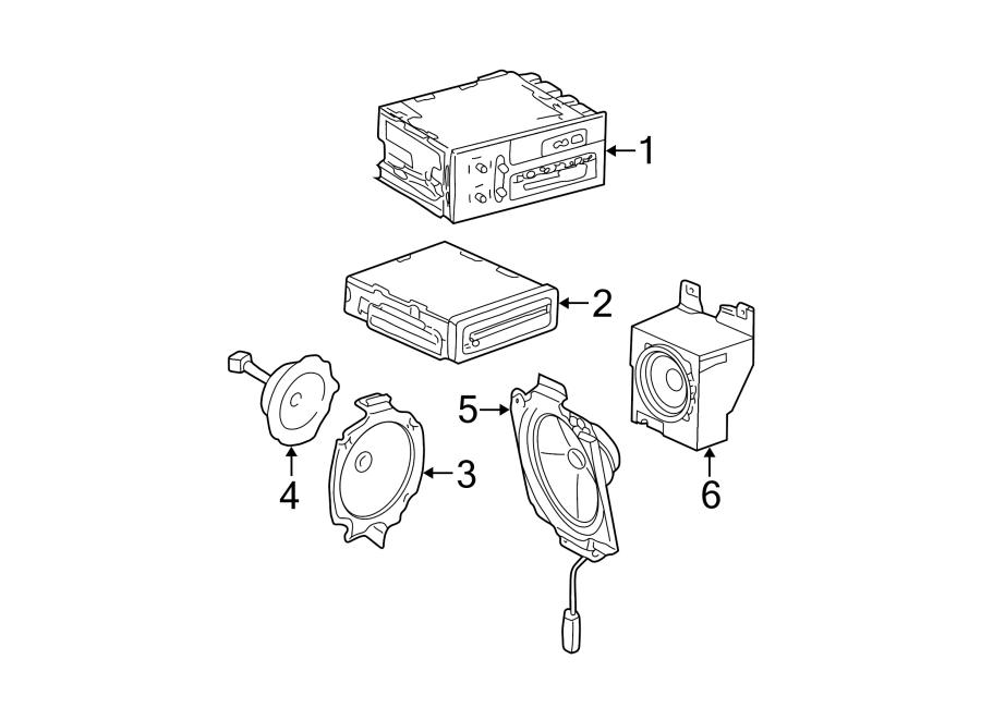 Diagram INSTRUMENT PANEL. SOUND SYSTEM. for your 2007 GMC Sierra 1500 HD Classic SLE Crew Cab Pickup  