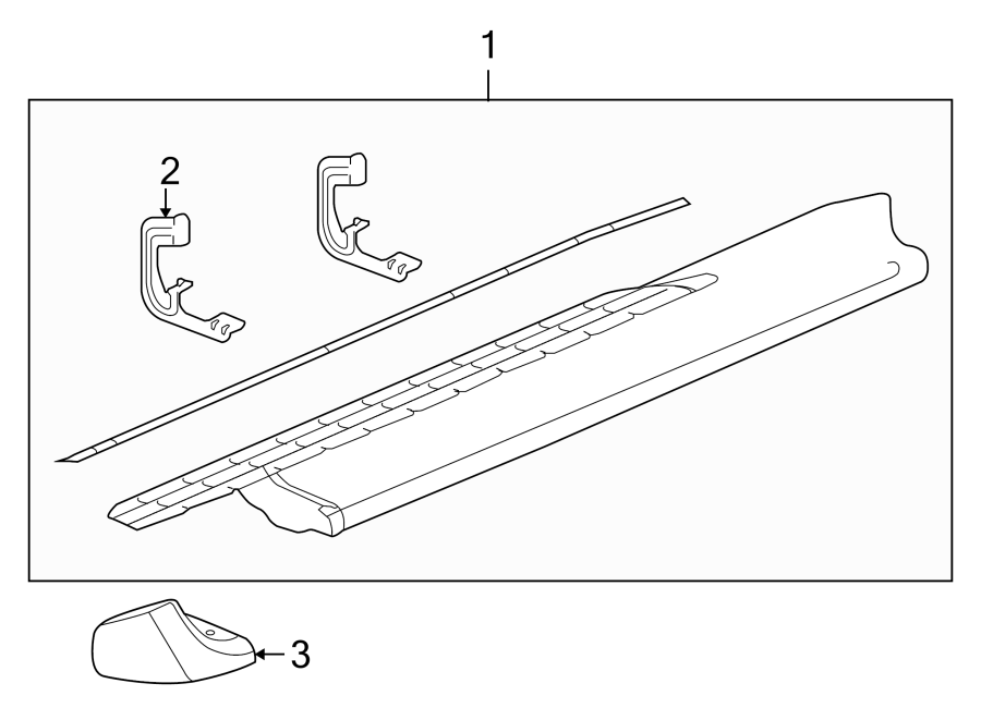 PILLARS. ROCKER & FLOOR. RUNNING BOARD. Diagram