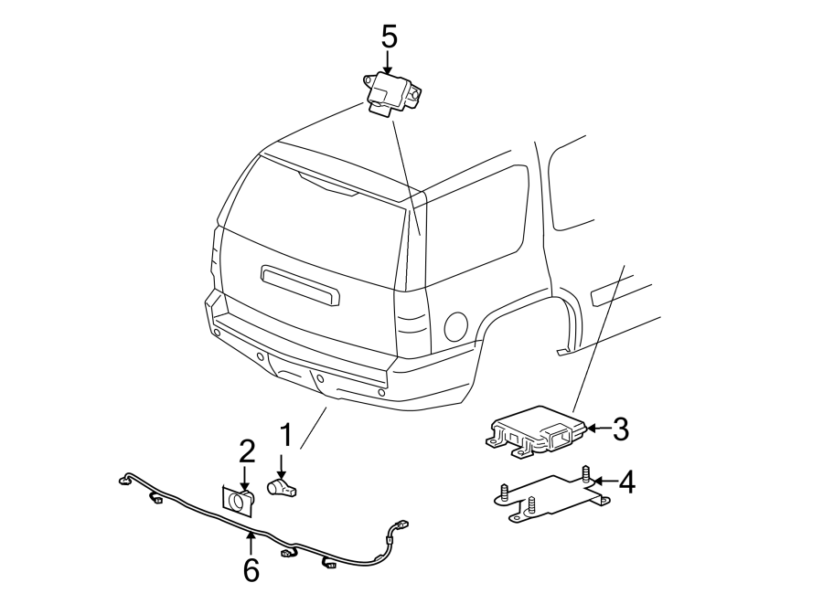 Diagram ELECTRICAL COMPONENTS. for your Chevrolet