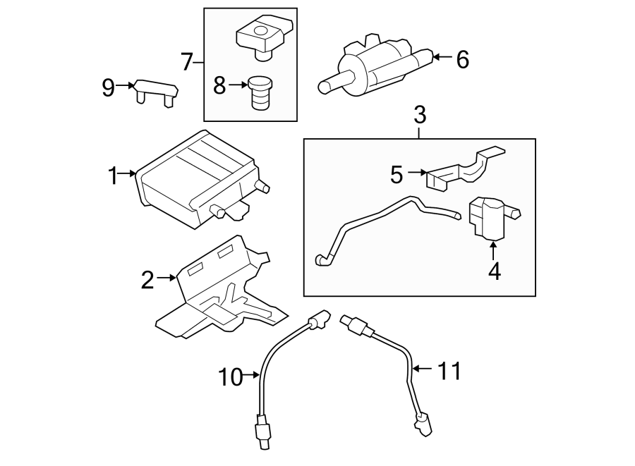 EMISSION SYSTEM. EMISSION COMPONENTS. Diagram