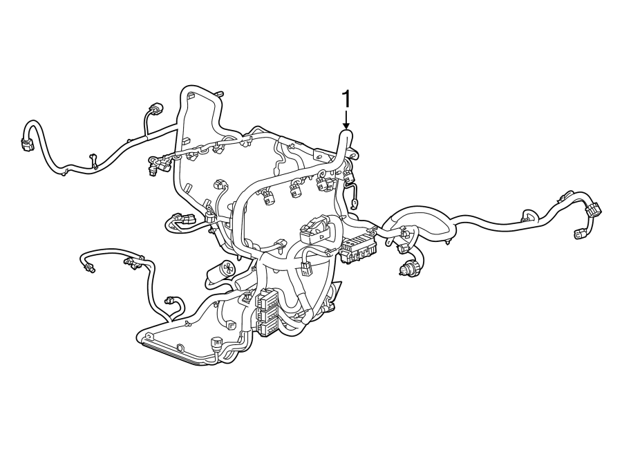 Chevrolet Tahoe Engine Harness Engine Wiring Harness Wo 84452207