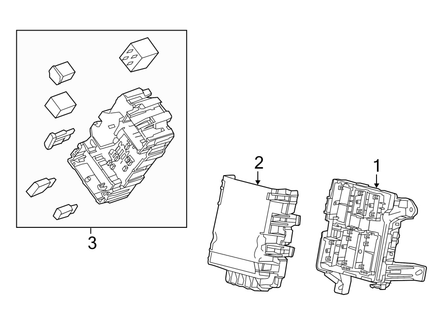 Diagram FUSE & RELAY. for your 2011 Chevrolet Suburban 1500   