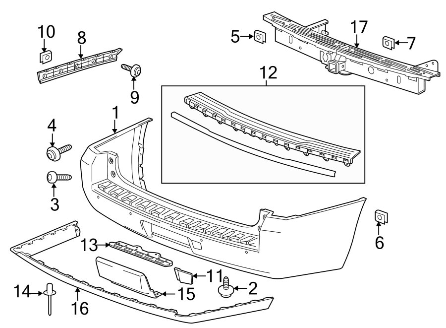 8REAR BUMPER. BUMPER & COMPONENTS.https://images.simplepart.com/images/parts/motor/fullsize/GC15960.png