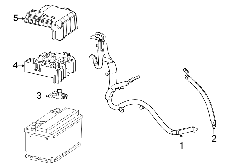 Battery cables.