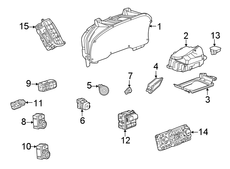 9Instrument panel. Cluster & switches.https://images.simplepart.com/images/parts/motor/fullsize/GC21388.png