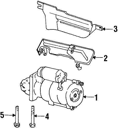 Diagram STARTER. for your 2022 Chevrolet Blazer   