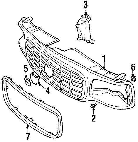 GRILLE & COMPONENTS.