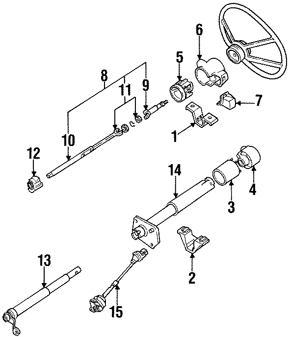 1HOUSING & COMPONENTS. SHAFT & INTERNAL COMPONENTS. SHROUD. STEERING COLUMN ASSEMBLY. SWITCHES & LEVERS.https://images.simplepart.com/images/parts/motor/fullsize/GC92210.png