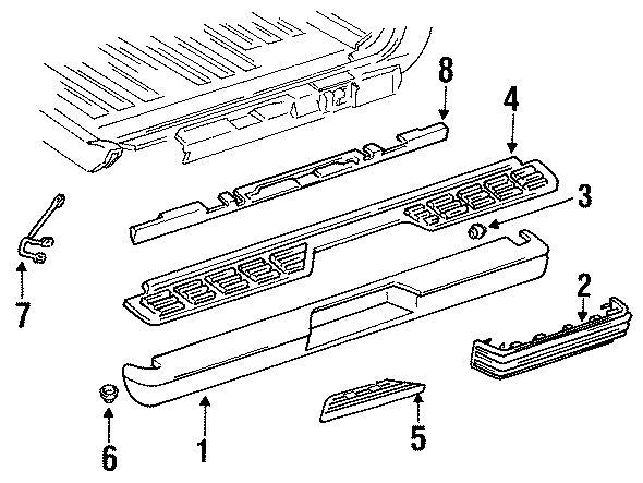 1REAR BUMPER. BUMPER & COMPONENTS.https://images.simplepart.com/images/parts/motor/fullsize/GC92380.png