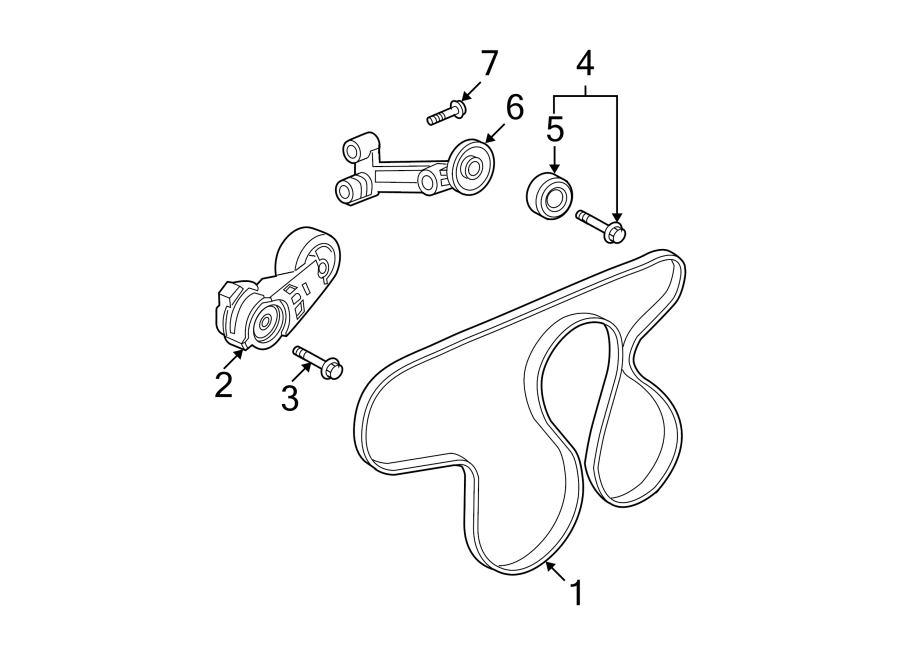 Diagram BELTS & PULLEYS. for your 2019 Chevrolet Camaro 6.2L V8 M/T SS Coupe 