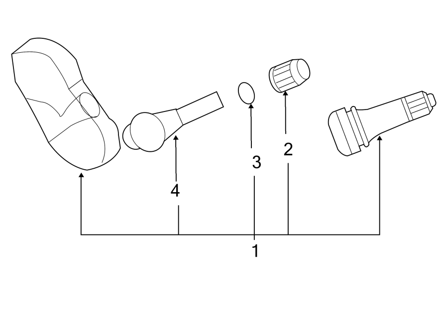 TIRE PRESSURE MONITOR COMPONENTS.