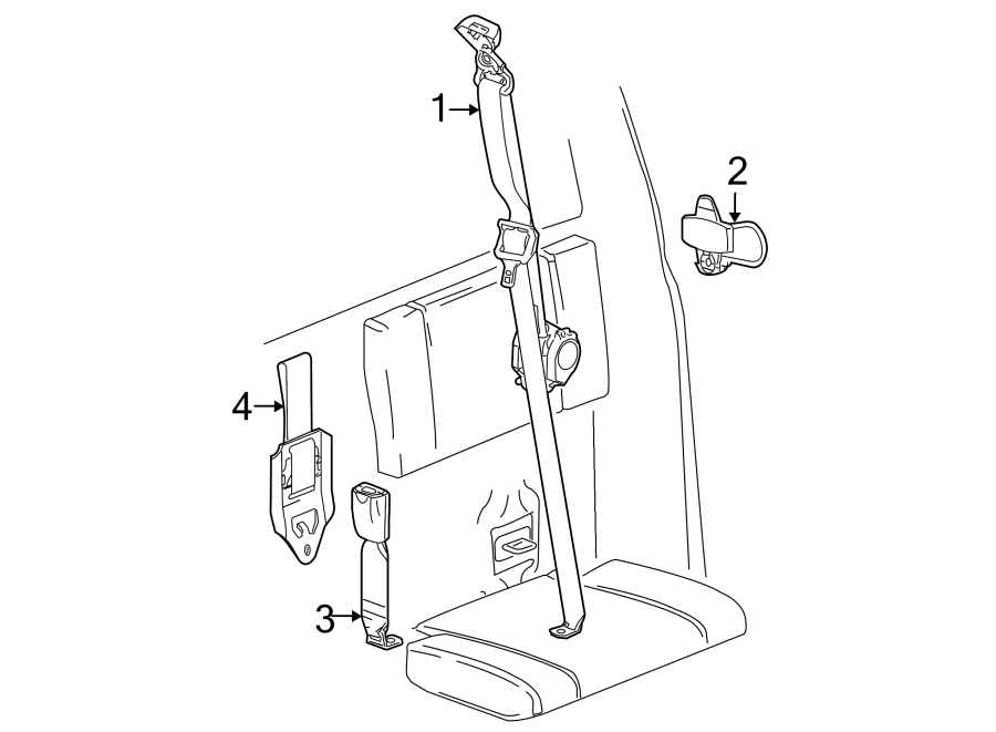 2RESTRAINT SYSTEMS. REAR SEAT BELTS.https://images.simplepart.com/images/parts/motor/fullsize/GD04552.png