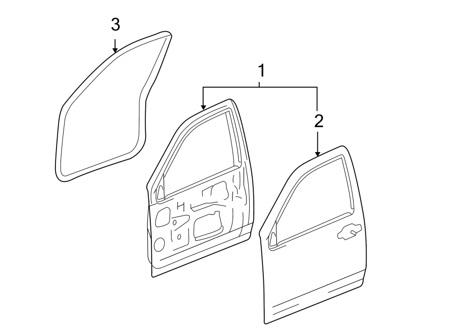 3FRONT DOOR. DOOR & COMPONENTS.https://images.simplepart.com/images/parts/motor/fullsize/GD04605.png