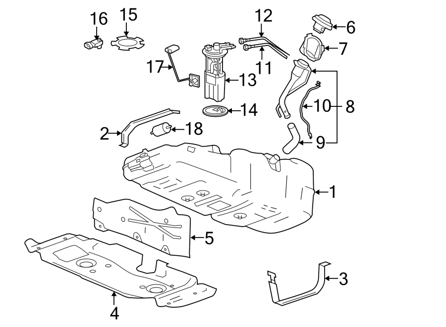 FUEL SYSTEM COMPONENTS. Diagram