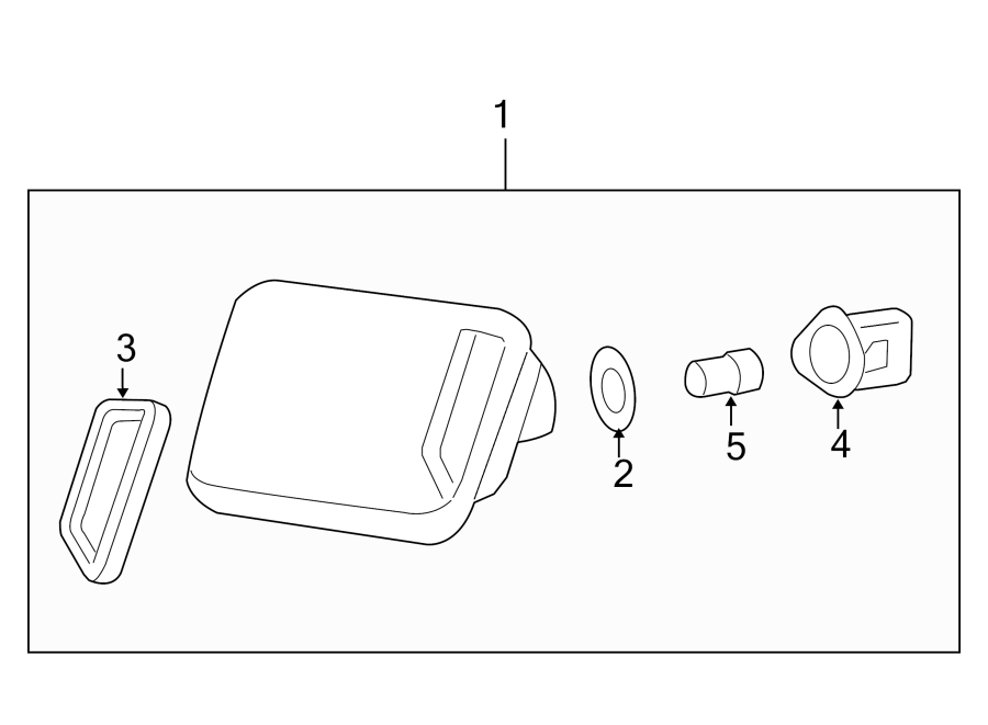 Diagram REAR LAMPS. LICENSE LAMPS. for your 2007 GMC Sierra 1500 Classic   