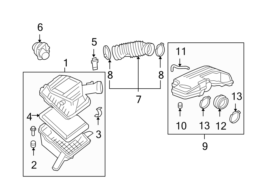 AIR INTAKE. Diagram