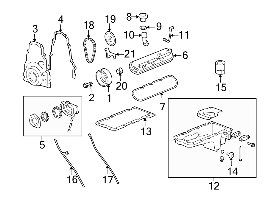 Diagram ENGINE PARTS. for your 2020 Chevrolet Spark  ACTIV Hatchback 