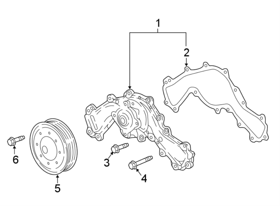 WATER PUMP. Diagram