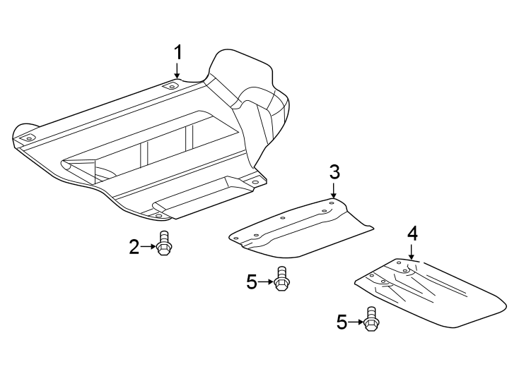 Diagram FRAME. UNDER COVER & SPLASH SHIELDS. for your 2011 GMC Sierra 2500 HD 6.0L Vortec V8 A/T 4WD SLE Extended Cab Pickup Fleetside 