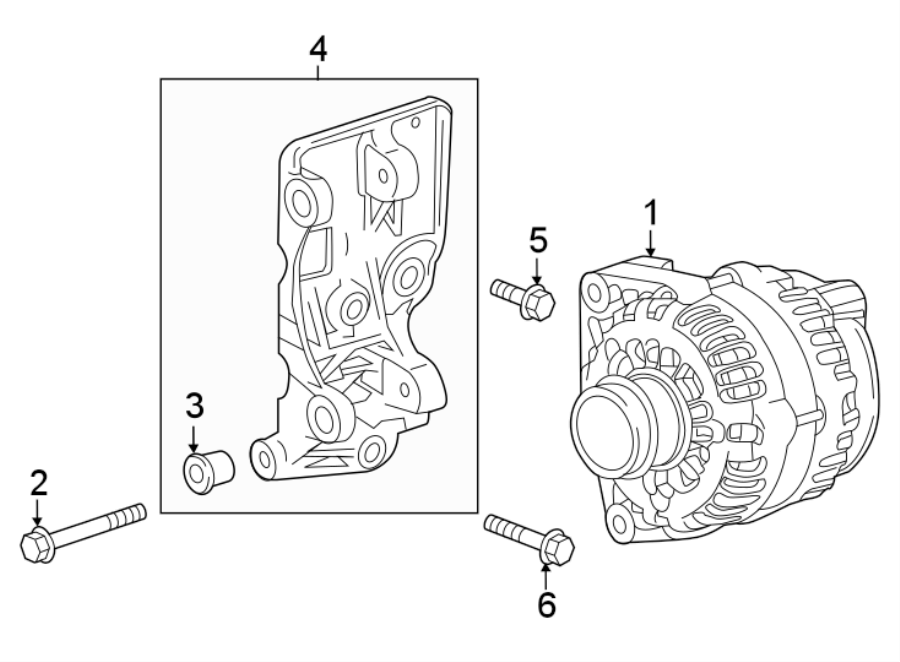 Diagram ALTERNATOR. for your 1992 Chevrolet Blazer   