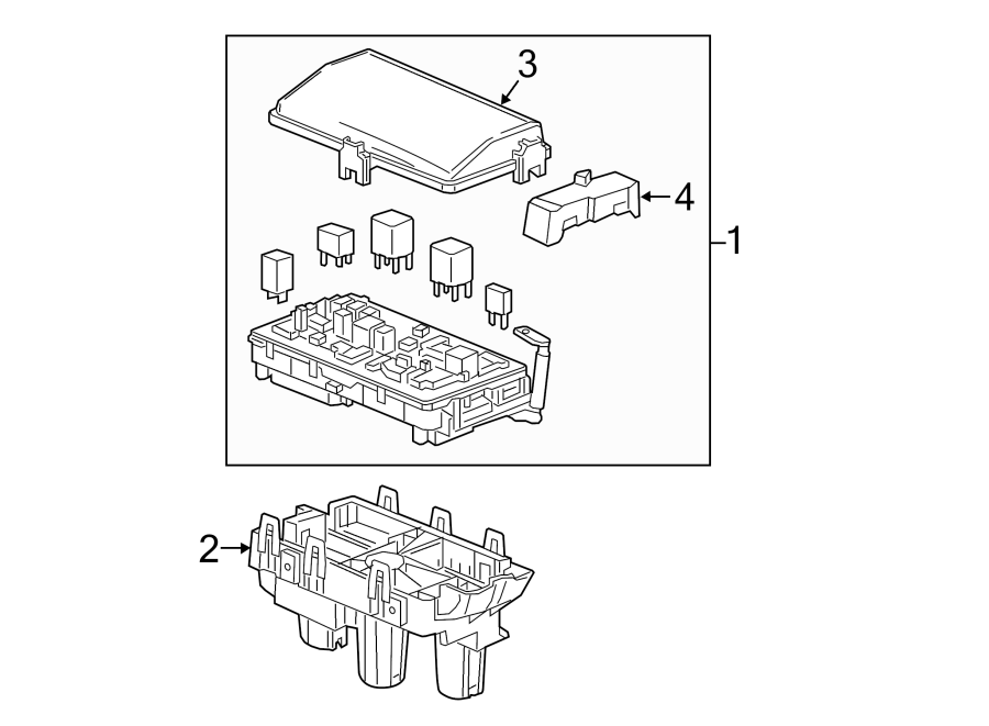 Diagram ELECTRICAL COMPONENTS. for your 2018 Chevrolet Spark 1.4L Ecotec CVT LS Hatchback 