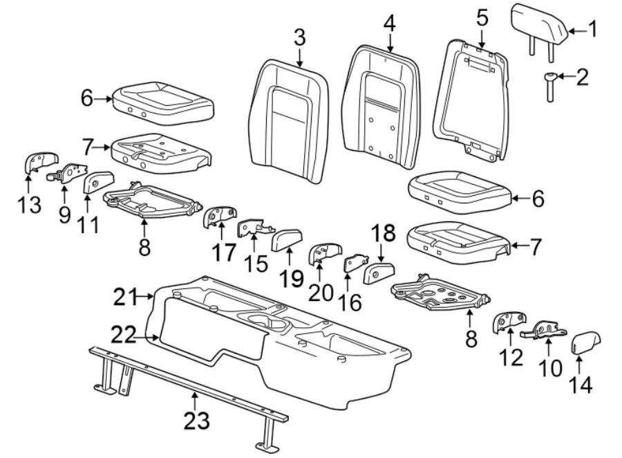 6SEATS & TRACKS. REAR SEAT COMPONENTS.https://images.simplepart.com/images/parts/motor/fullsize/GD15505.png