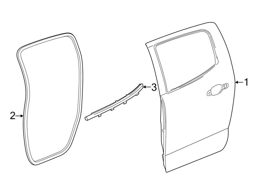 2REAR DOOR. DOOR & COMPONENTS. EXTERIOR TRIM.https://images.simplepart.com/images/parts/motor/fullsize/GD15575.png