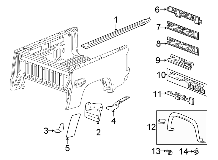 12PICK UP BOX. EXTERIOR TRIM.https://images.simplepart.com/images/parts/motor/fullsize/GD15620.png