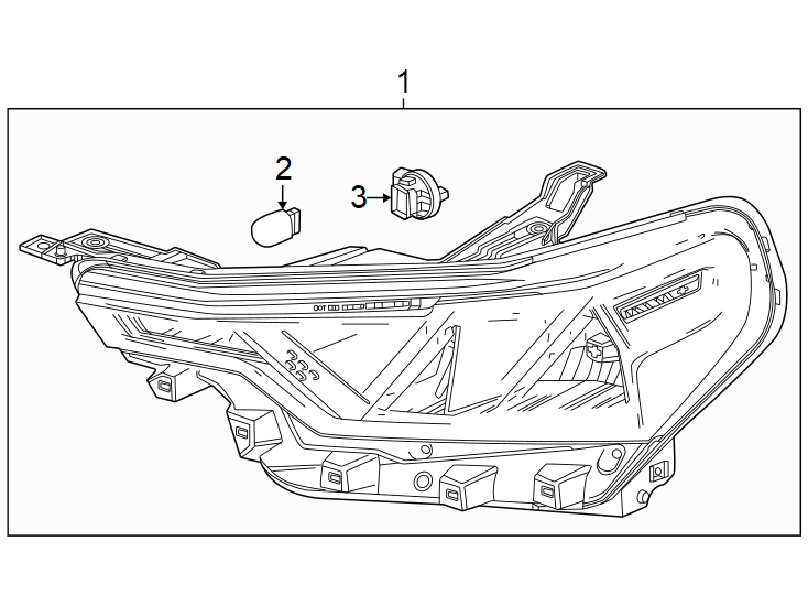 1Front lamps. Headlamp components.https://images.simplepart.com/images/parts/motor/fullsize/GD23042.png