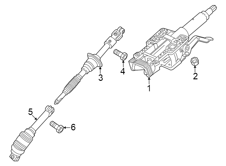 1Steering column assembly.https://images.simplepart.com/images/parts/motor/fullsize/GD23295.png