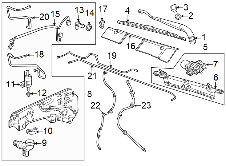 3Windshield. Wiper & washer components.https://images.simplepart.com/images/parts/motor/fullsize/GD23325.png