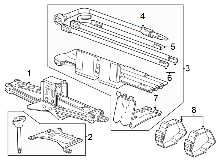 5Cab. Jack & components.https://images.simplepart.com/images/parts/motor/fullsize/GD23380.png