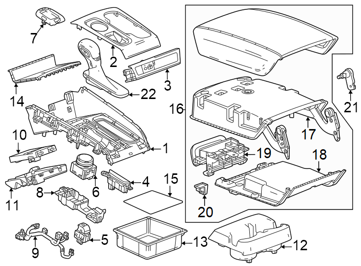 11Center console.https://images.simplepart.com/images/parts/motor/fullsize/GD23420.png