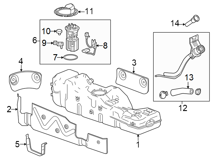 11Fuel system components.https://images.simplepart.com/images/parts/motor/fullsize/GD23665.png