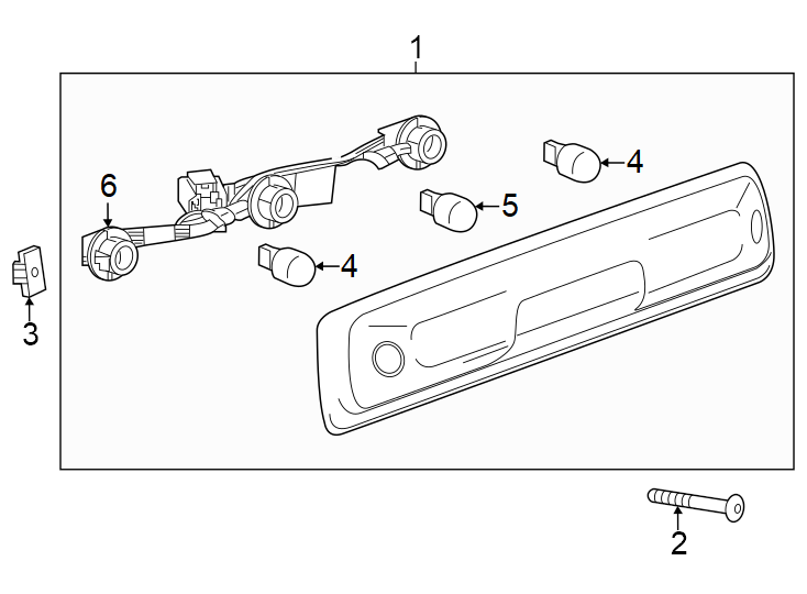 5Rear lamps. High mounted stop lamp.https://images.simplepart.com/images/parts/motor/fullsize/GD23710.png