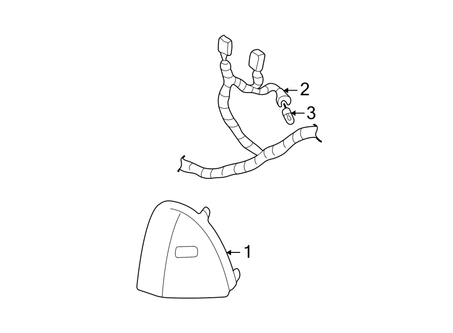 Diagram FRONT LAMPS. SIDE MARKER LAMPS. for your 1995 Chevrolet S10  LS Standard Cab Pickup Fleetside 2.2L Vortec M/T RWD 