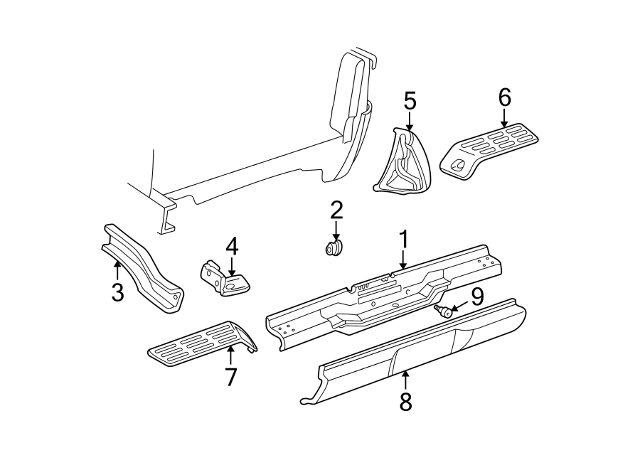 1REAR BUMPER. BUMPER & COMPONENTS.https://images.simplepart.com/images/parts/motor/fullsize/GD94380.png