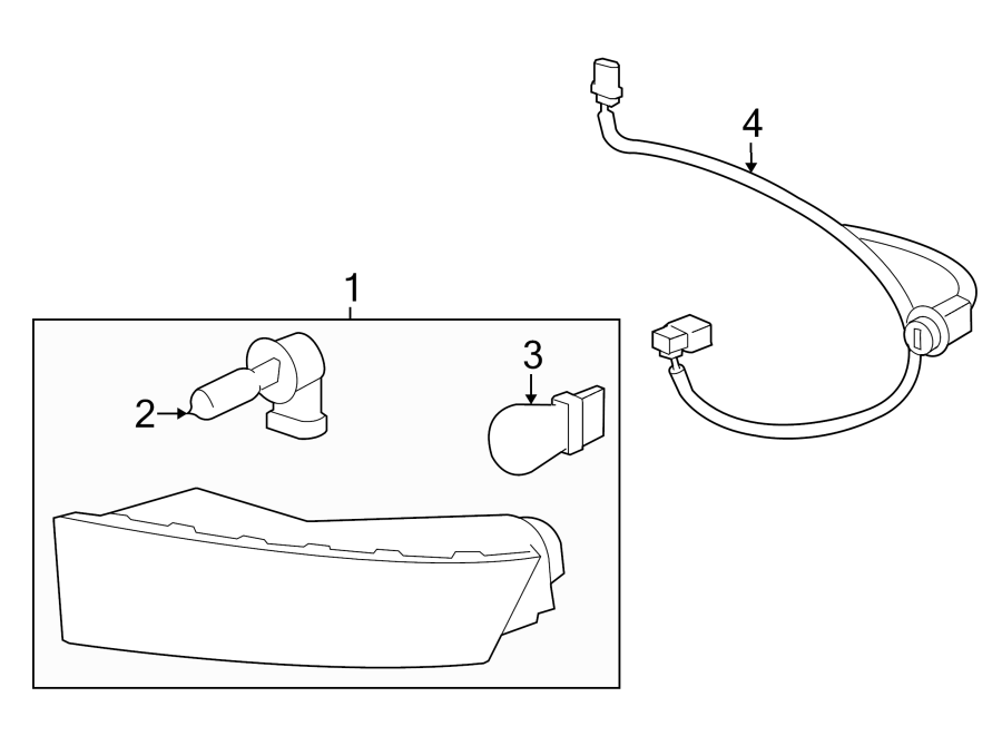 Diagram FRONT LAMPS. FOG & SIGNAL LAMPS. for your 2011 Chevrolet Express 2500   