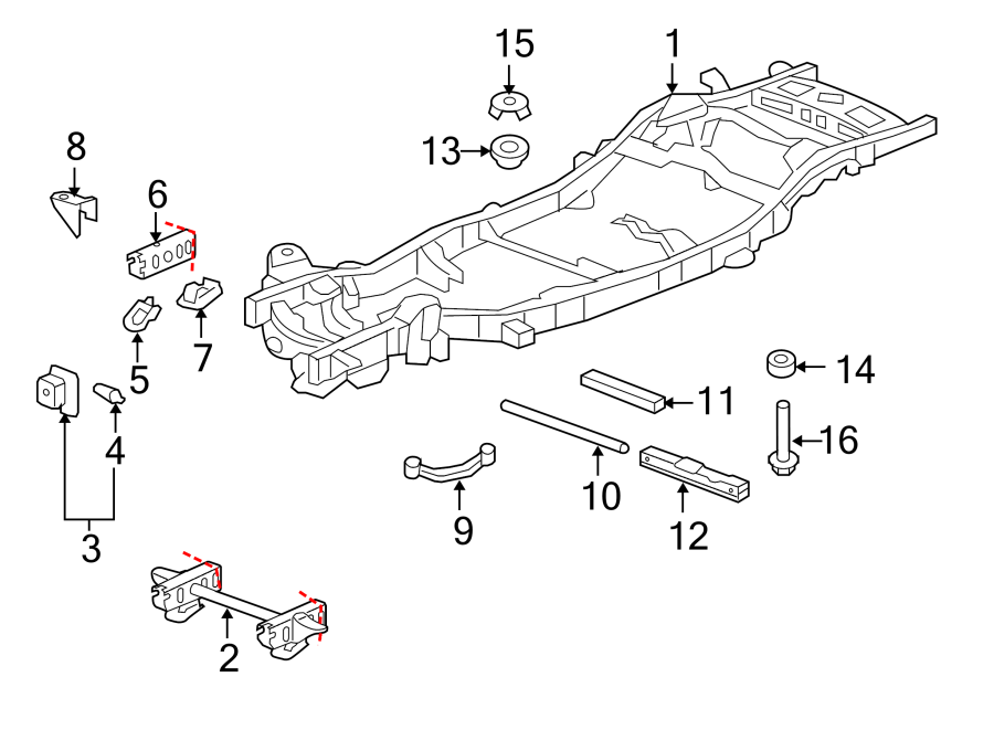 FRAME & COMPONENTS. Diagram