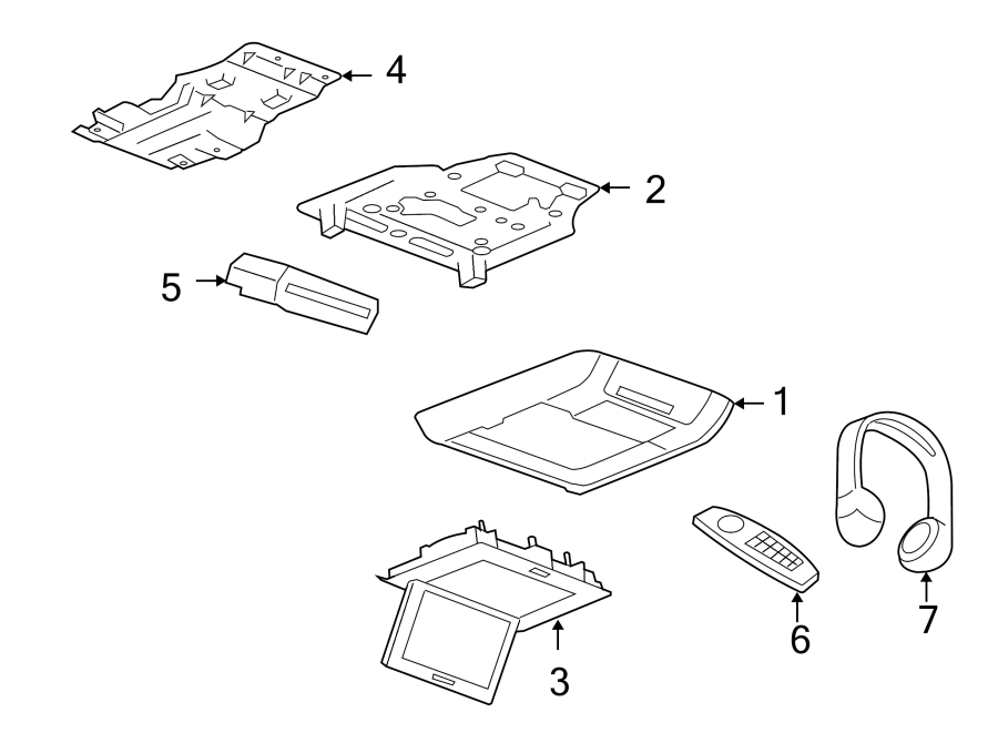 ENTERTAINMENT SYSTEM COMPONENTS.