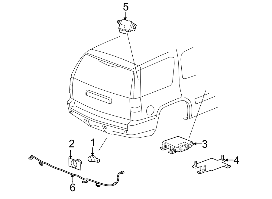 Diagram ELECTRICAL COMPONENTS. for your Chevrolet