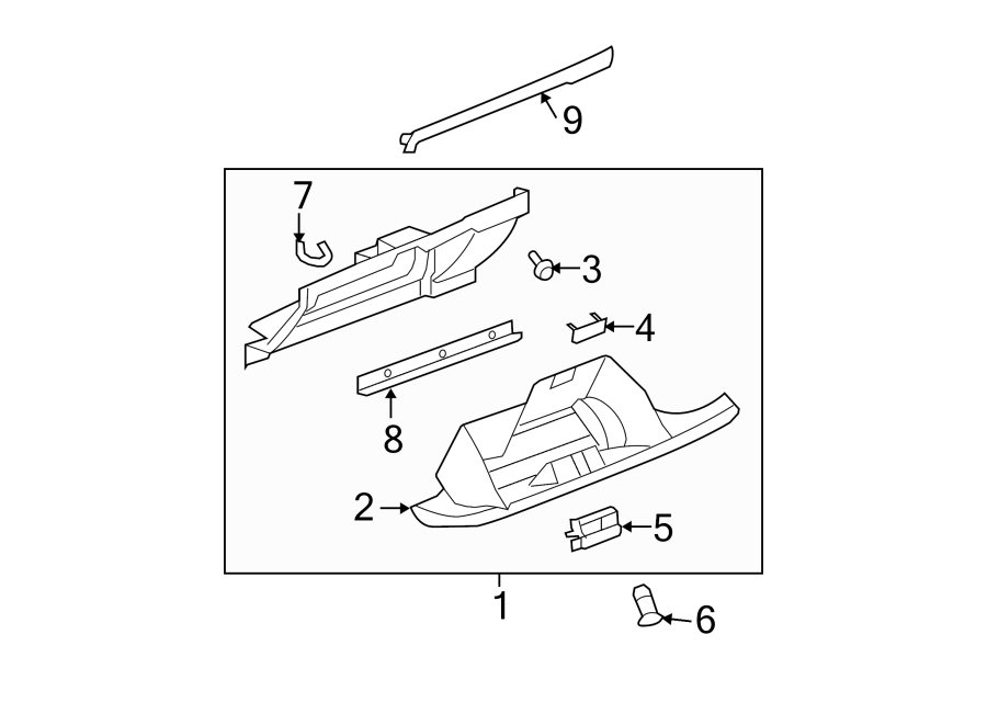 9INSTRUMENT PANEL. GLOVE BOX.https://images.simplepart.com/images/parts/motor/fullsize/GE08352.png