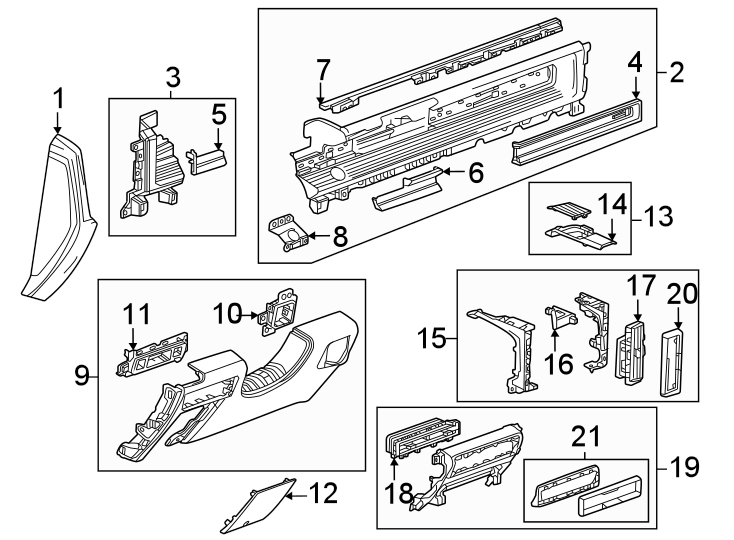 3Instrument panel components.https://images.simplepart.com/images/parts/motor/fullsize/GE22255.png