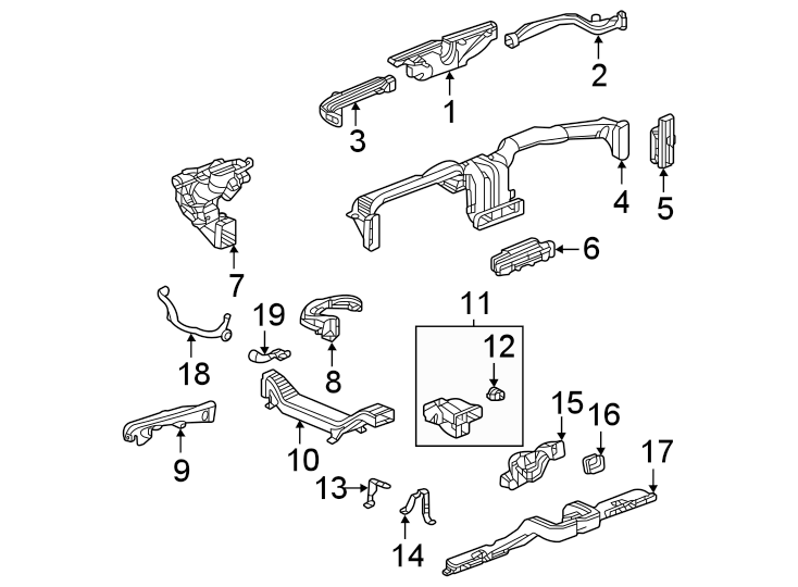 6Instrument panel. Ducts.https://images.simplepart.com/images/parts/motor/fullsize/GE22265.png