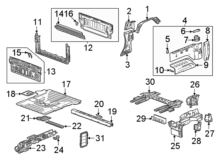 4Quarter panel. Inner structure.https://images.simplepart.com/images/parts/motor/fullsize/GE22470.png