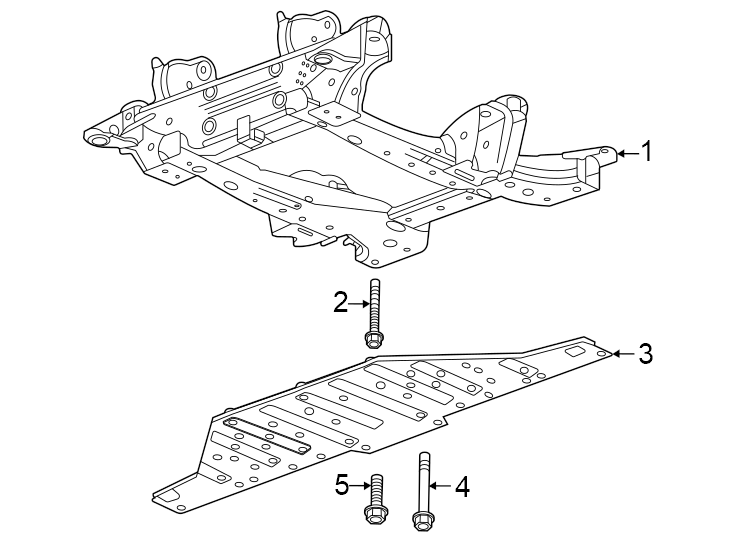 Diagram Front suspension. Suspension mounting. for your 2019 GMC Sierra 2500 HD 6.6L Duramax V8 DIESEL A/T 4WD Denali Crew Cab Pickup Fleetside 